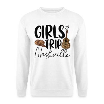 Girls Trip Nashville - Unisex Pullover - Weiß - Vorne