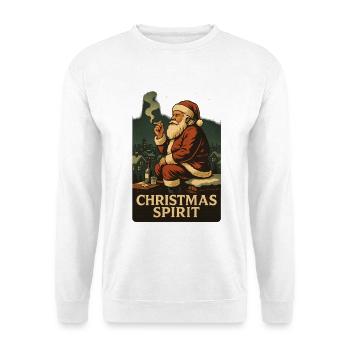 Christmas Spirit - Unisex Pullover - Weiß - Vorne