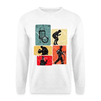 Explorer Design: Expeditions & Compass - Unisex Sweatshirt - white - Front