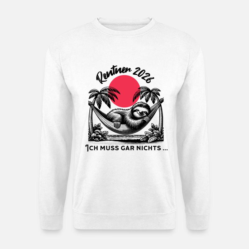 Rentner 2026 - Unisex Pullover - Weiß