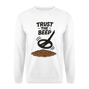Trust The Beep Treasure Hunt Design - Unisex Sweatshirt - white - Front
