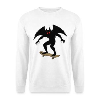Mothman 1966 Skateboarding - Unisex Sweatshirt - white - Front