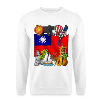 Taiwan - Unisex Sweatshirt - white - Front