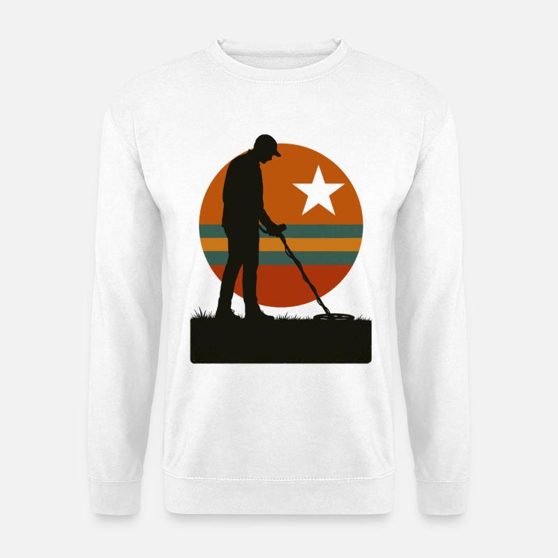 Schatzsuche-Metallsuche-Abenteuer - Unisex Pullover - Weiß