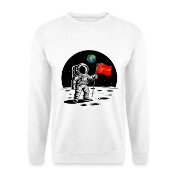 Norman Astronaut Normandy Pride Space Humor - Unisex Sweatshirt - white - Front