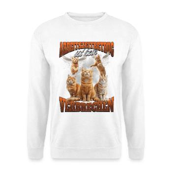 La fraude au temps de travail n’est pas un crime Bootleg de l’an 2000 - Sweat-shirt Unisexe - blanc - Devant