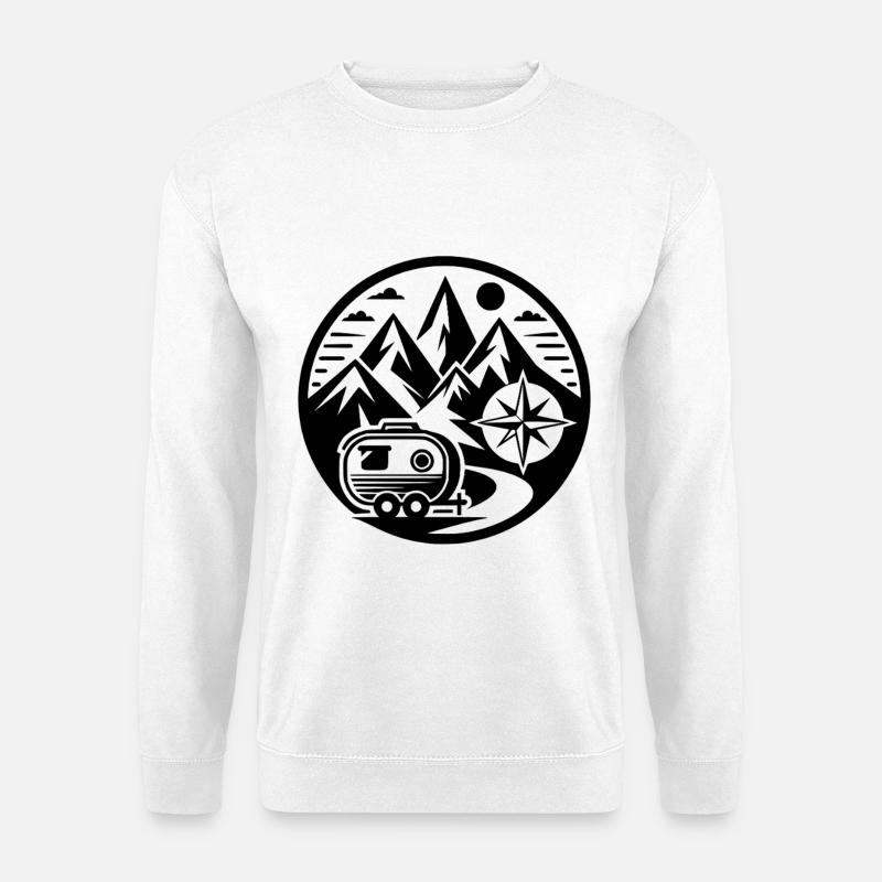 Camping - Unisex Pullover - Weiß