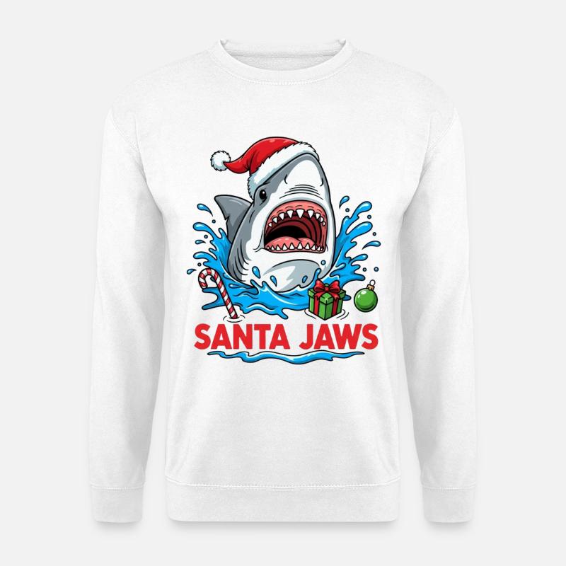 Shark Christmas - Unisex Sweatshirt - white