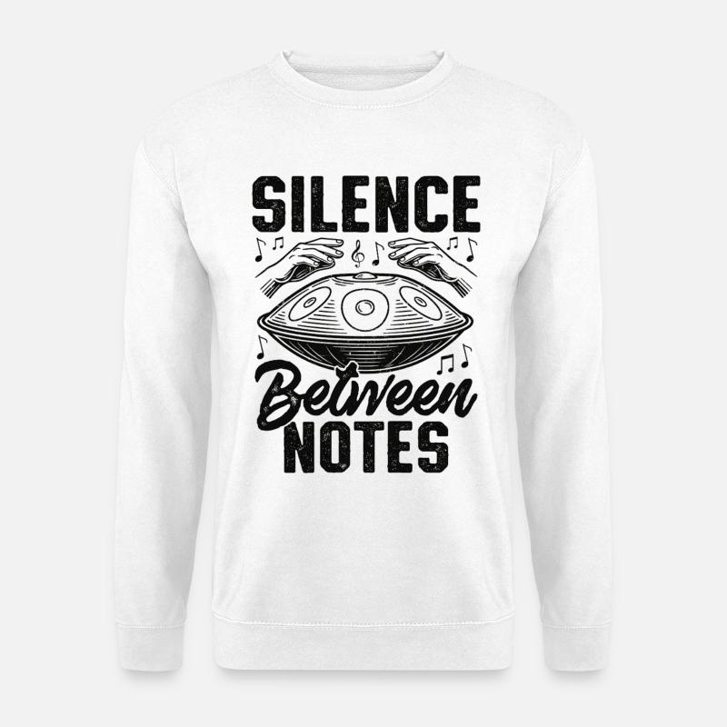 Silence Between Notes - Unisex Pullover - Weiß