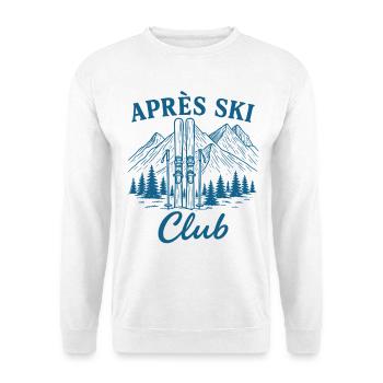 Après Ski Club - Unisex Sweatshirt - white - Front