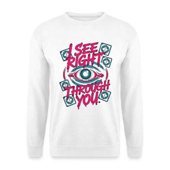 MRI Tech I See Right Through You Radiologist - Unisex Pullover - Weiß - Vorne