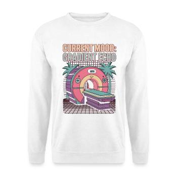 Technicien IRM, radiologiste actuel du gradient d’humeur en écho. - Sweat-shirt Unisexe - blanc - Devant