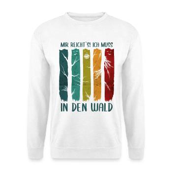 Don de randonnée dans les arbres Forêt Nature Nature Lover - Sweat-shirt Unisexe - blanc - Devant