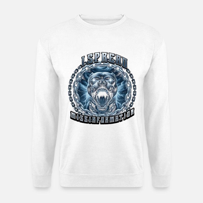 I Spread Missinformation Unwearable Bootleg - Unisex Pullover - Weiß