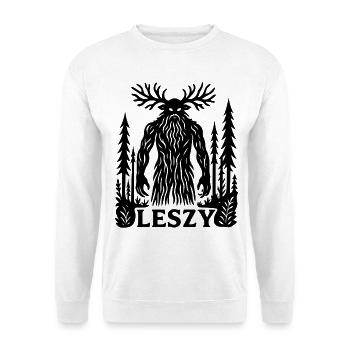 Waldgeist Leshy-Kunst - Unisex Pullover - Weiß - Vorne