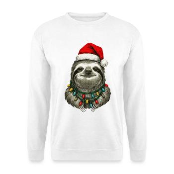 Sloth Christmas - Unisex Sweatshirt - white - Front