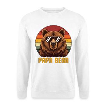 Papa Bear - Unisex Sweatshirt - white - Front