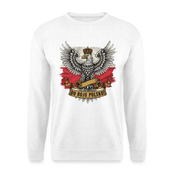 For Poland Into Battle Eagle - Unisex Sweatshirt - white - Front