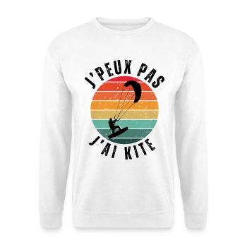 Ich kann es nicht tunen, Geschenk-Humor - Unisex Pullover - Weiß - Vorne