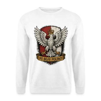 Fight for Poland Eagle Emblem - Unisex Sweatshirt - white - Front