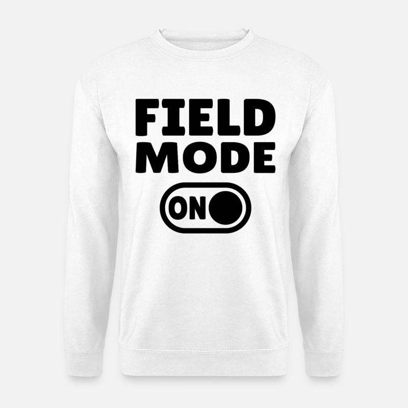 Field Mode ON – Athletics - Unisex Sweatshirt - white