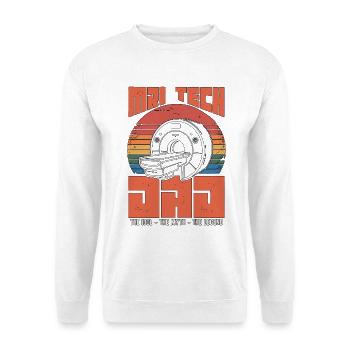 MRI Tech Dad The Idol The Myth The Legend Rad Tech - Unisex Pullover - Weiß - Vorne