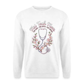 Technicienne IRM Maman L’idole Le Mythe Le Radiographe - Sweat-shirt Unisexe - blanc - Devant