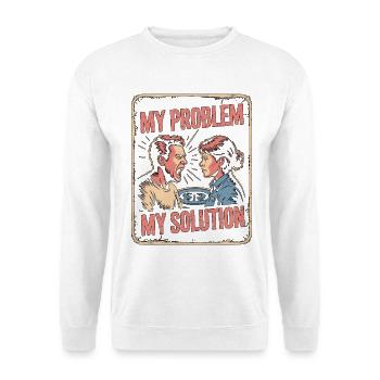 MRI Tech My Problem My Pictogram Mom Radiologist - Unisex Pullover - Weiß - Vorne