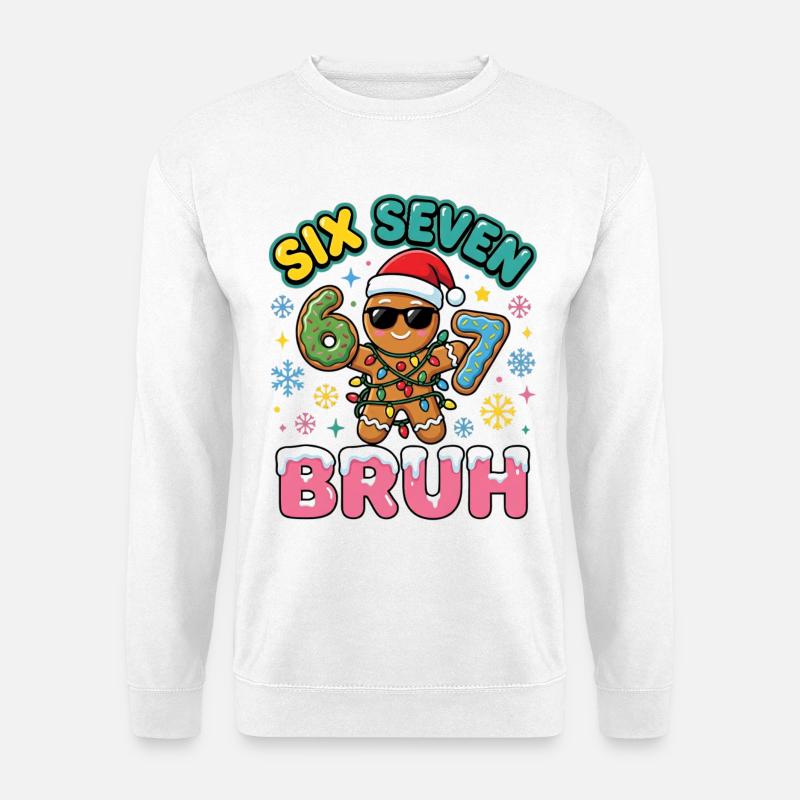 Gingerbread Broth Winter Magic - Unisex Sweatshirt - white