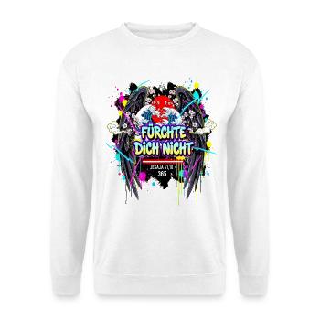Bible Verses FEAR NOT Graffiti - Unisex Sweatshirt - white - Front