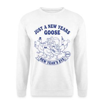 Juste une célébration du Nouvel An 2026 - Sweat-shirt Unisexe - blanc - Devant