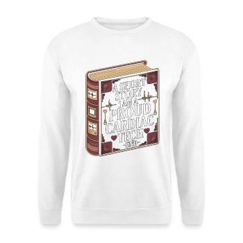 Cardiac Tech A Short Story I Am A Proud Echo Tech - Unisex Pullover - Weiß - Vorne