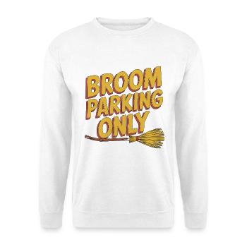 Witchcraft Broom Parking Only Tarot Reading - Unisex Sweatshirt - white - Front