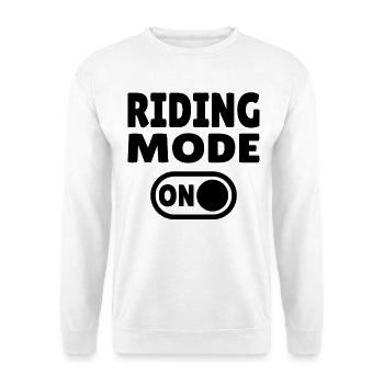 Mode Équitation ACTIVÉ – Sport Équestre - Sweat-shirt Unisexe - blanc - Devant