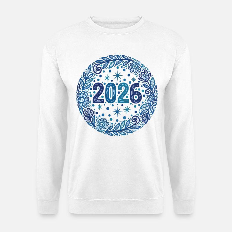 Silvesterparty-Design 2026 - Unisex Pullover - Weiß