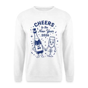 Cheers to the New Year 2026 Celebration - Unisex Sweatshirt - white - Front