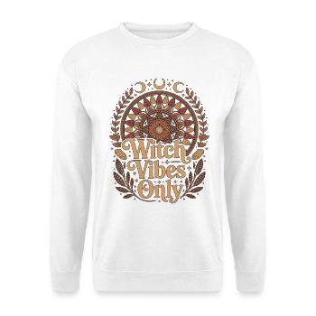 Witchcraft Witch Vibes Only Wicca Spellcaster - Unisex Sweatshirt - white - Front