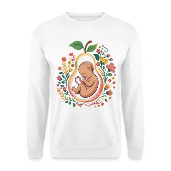 Fruit of Life: Flower Belly - Unisex Sweatshirt - white - Front