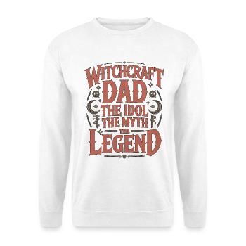 Witchcraft Dad The Idol The Myth The Spellcaster - Unisex Sweatshirt - white - Front