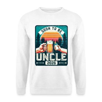 Onkel 2026, Werdender Onkel, Zukünftiger Onkel - Unisex Pullover - Weiß - Vorne