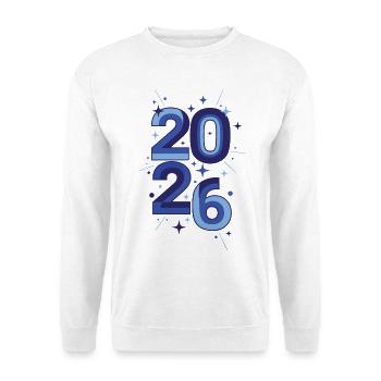 Celebrate 2026 New Year's Eve Fireworks - Unisex Sweatshirt - white - Front
