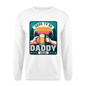 Dad 2026, Expecting Dad, Future Father - Unisex Sweatshirt - white - Front