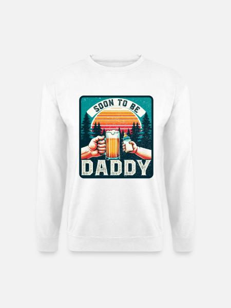 Soon-to-be dad, expectant father, future father - Unisex Sweatshirt - white