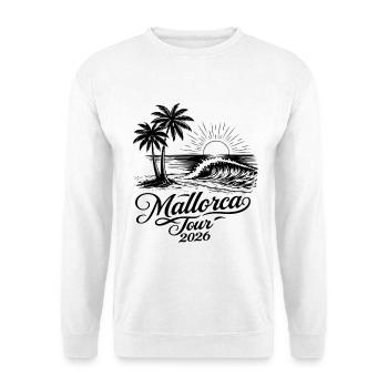 Tournée de Majorque 2026 - Sweat-shirt Unisexe - blanc - Devant