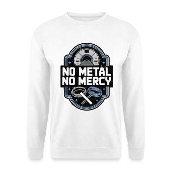 MRI Tech No Metal No Mercy Radiologist Rad Tech - Unisex Sweatshirt - white - Front