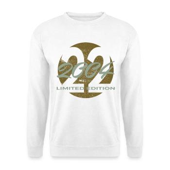 22e anniversaire 2004 cadeau pour hommes et femmes - Sweat-shirt Unisexe - blanc - Devant