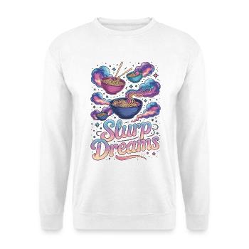 Ramen Slurp Dreams Loves Noodle Bowl Ramen Chef - Unisex Sweatshirt - white - Front