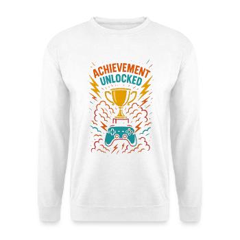 Succès Gamer, Trophée Gamer Cadeau - Sweat-shirt Unisexe - blanc - Devant