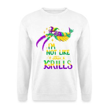 Mardi Gras Crab - Unisex Sweatshirt - white - Front