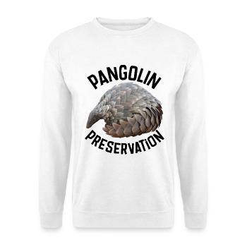 Pangolin Preservation - Unisex Sweatshirt - white - Front
